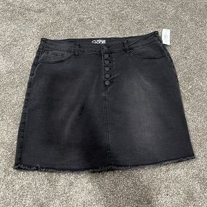💰Button denim skirt